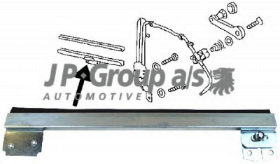 JP GROUP 8188100180 -  Плавающая колодка, стеклоподъемник